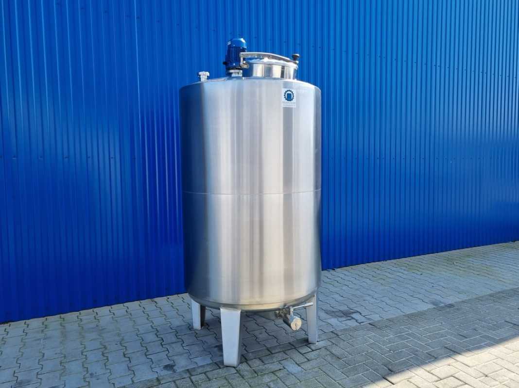 1533L heiz-/kühlbarer Edelstahl Rührwerksbehälter mit Thermoplates und Isolierung